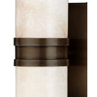 Currey and Company 5800-0078 Brenham Wall Sconce in Natural/Oil Rubbed Bronze