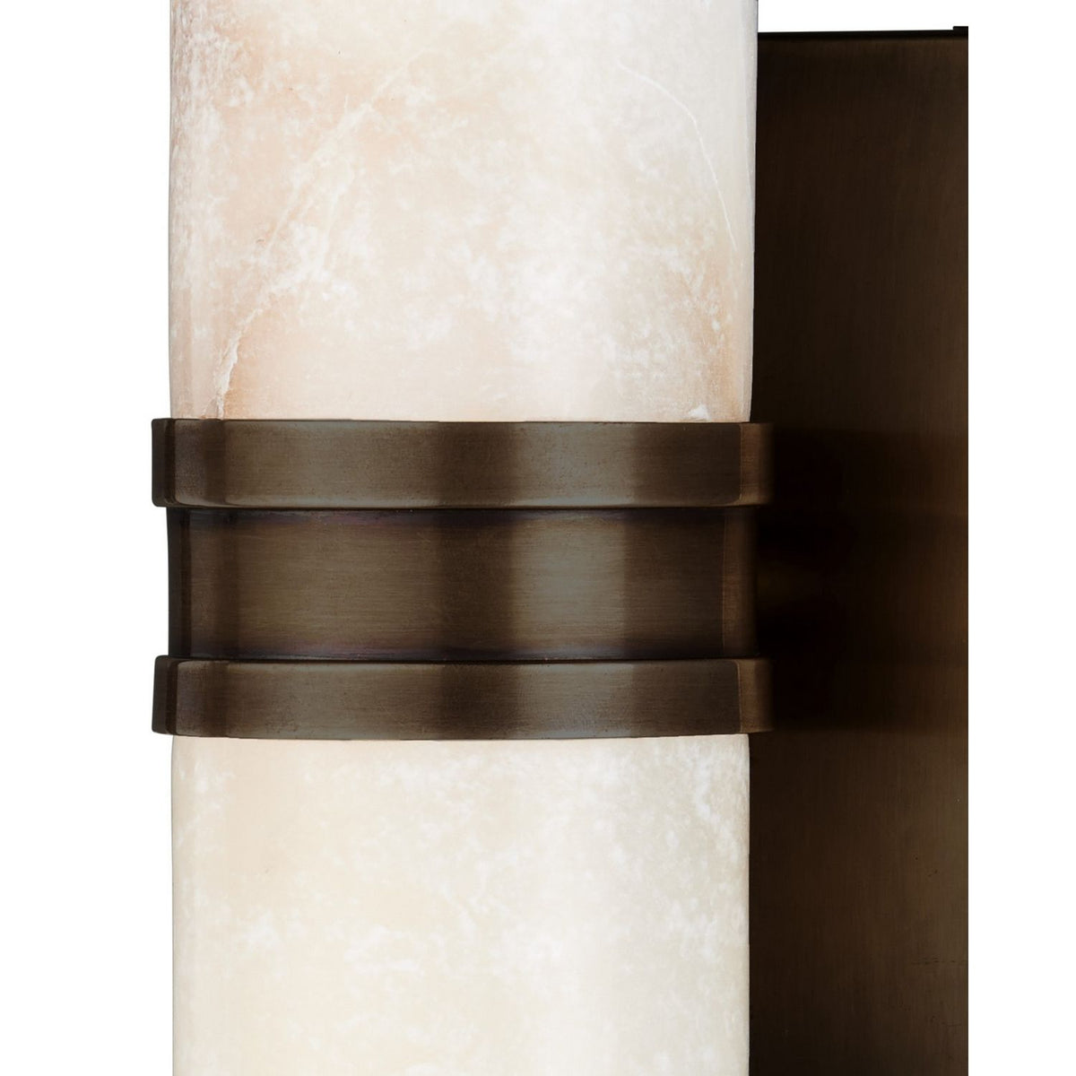 Currey and Company 5800-0078 Brenham Wall Sconce in Natural/Oil Rubbed Bronze