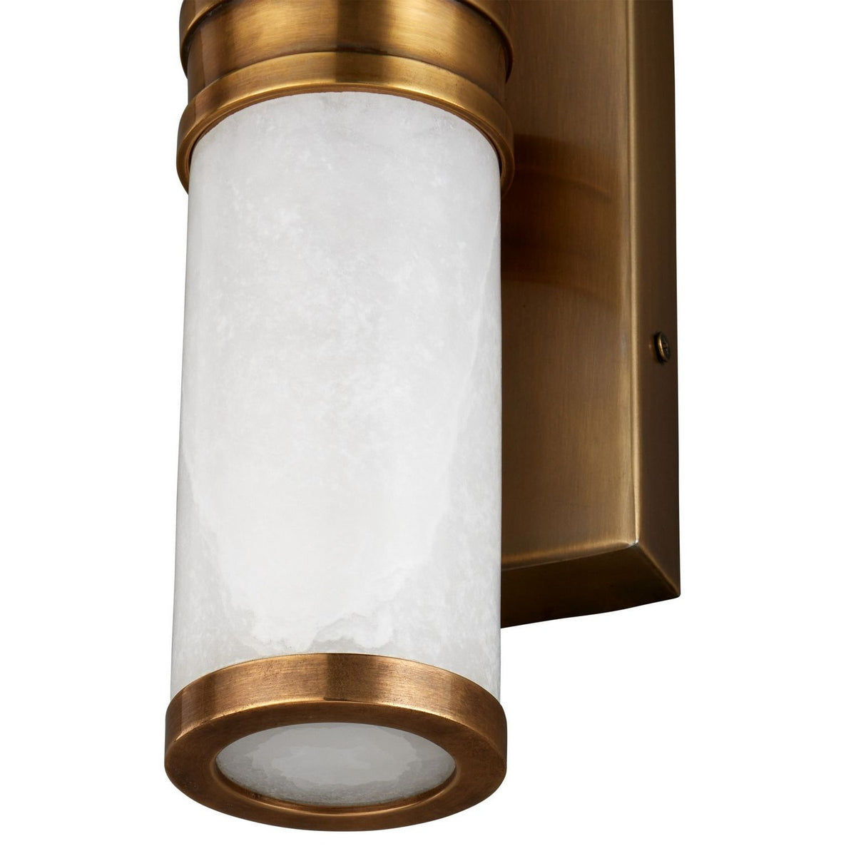 Currey and Company 5800-0079 Brenham Wall Sconce in Natural/Vintage Brass