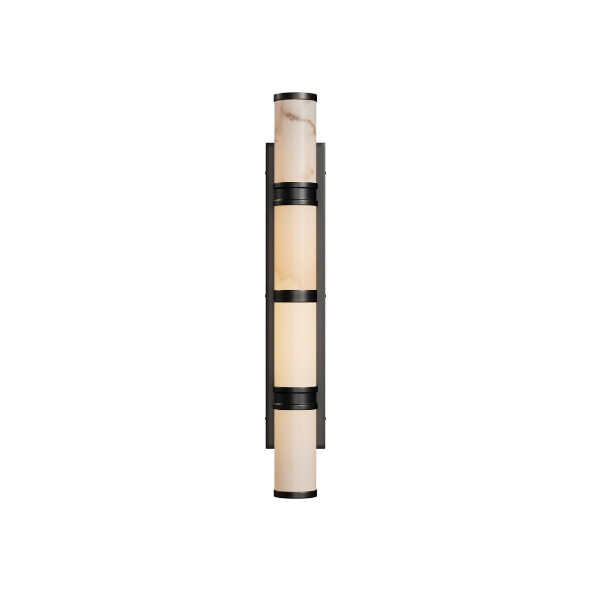 Currey and Company 5800-0081 Brenham Wall Sconce in Natural/Oil Rubbed Bronze