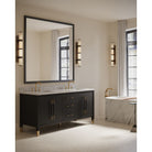Currey and Company 5800-0081 Brenham Wall Sconce in Natural/Oil Rubbed Bronze
