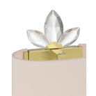 Currey and Company 5900-0061 Trillium Wall Sconce in Clear/Brass