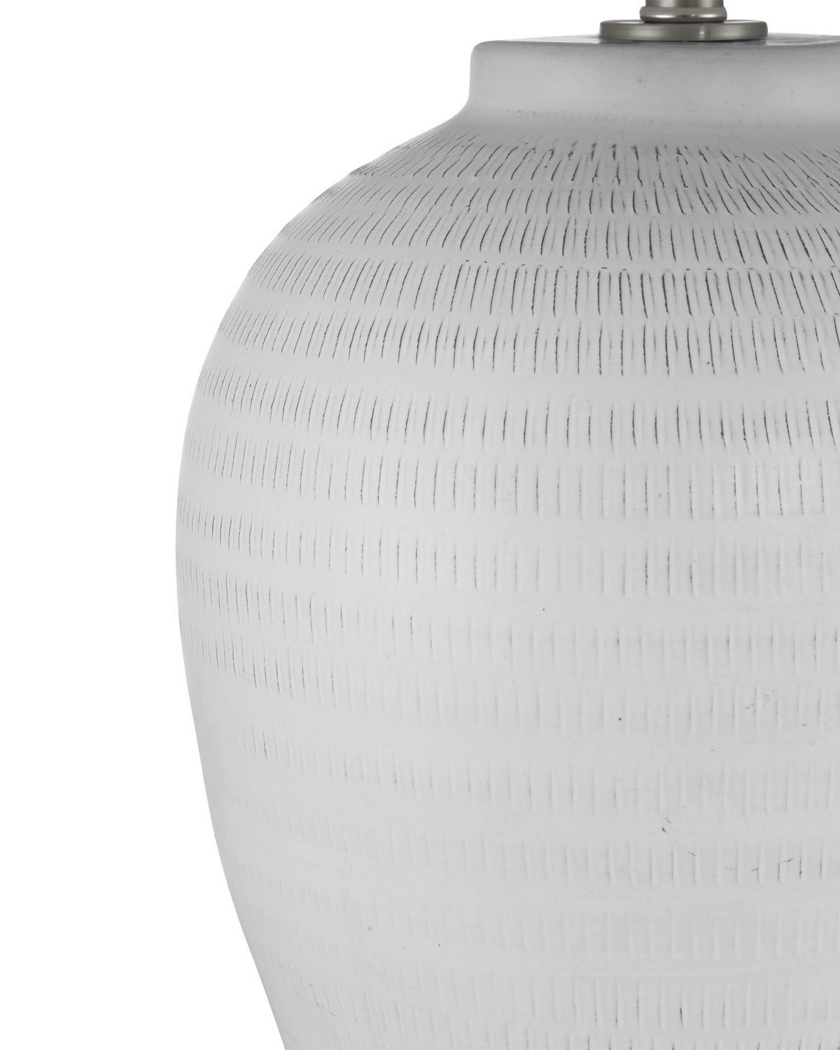 Currey and Company 6000-1030 Dashwell Table Lamp in White