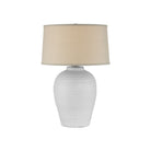 Currey and Company 6000-1030 Dashwell Table Lamp in White