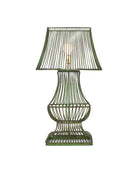 Currey and Company 6000-1062 Tuteurs Table Lamp in Distressed Green