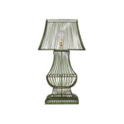 Currey and Company 6000-1062 Tuteurs Table Lamp in Distressed Green