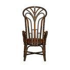 Currey and Company 7000-1062 Benin Throne Armchair in Brown/Orange