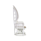 Currey and Company 7000-1072 Emanuelle Armchair in White/Natural
