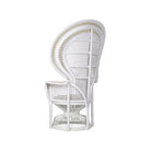 Currey and Company 7000-1072 Emanuelle Armchair in White/Natural
