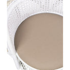 Currey and Company 7000-1072 Emanuelle Armchair in White/Natural
