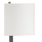 Currey and Company 8000-0181 Gavin Floor Lamp in Brass Antique/Matte Black