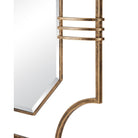 Currey and Company 1000-0173 Sojourner Mirror in Antique Gold