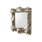 Currey and Company 1000-0175 Halcyon Mirror in Natural/Silver