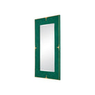 Currey and Company 1000-0179 Orin Mirror in Green/Brushed Brass