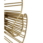 Currey and Company 1000-0182 Ruche Round Mirror in Gold