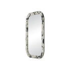 Currey and Company 1000-0185 Wolcott Mirror in White/Black/Green