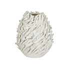Currey and Company 1200-1108 Seadrift Vase in White