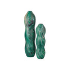 Currey and Company 1200-1116 Tamarind Vase in Marbleized Dark Green