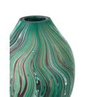 Currey and Company 1200-1117 Tamarind Vase in Marbleized Dark Green