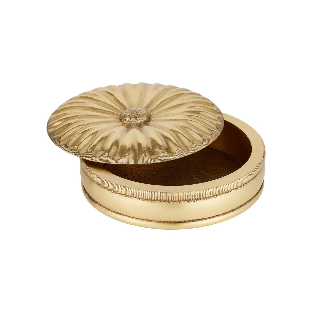 Currey and Company 1200-1120 Pulsante Box in Brass