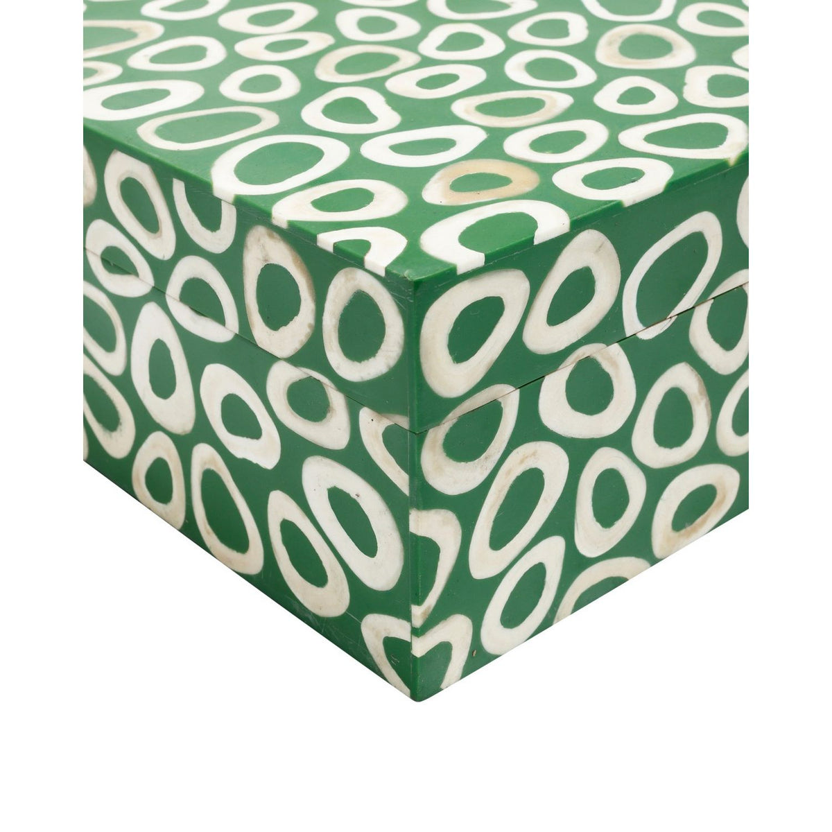 Currey and Company 1200-1133 Ovoid Box Set of 2 in Green/White
