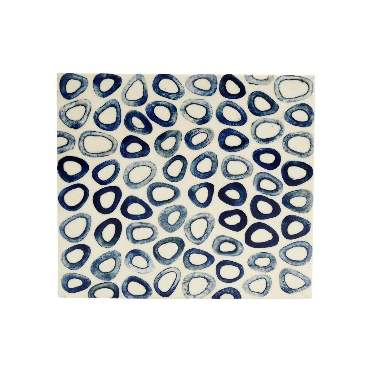 Currey and Company 1200-1134 Ovoid Box Set of 2 in White/Blue