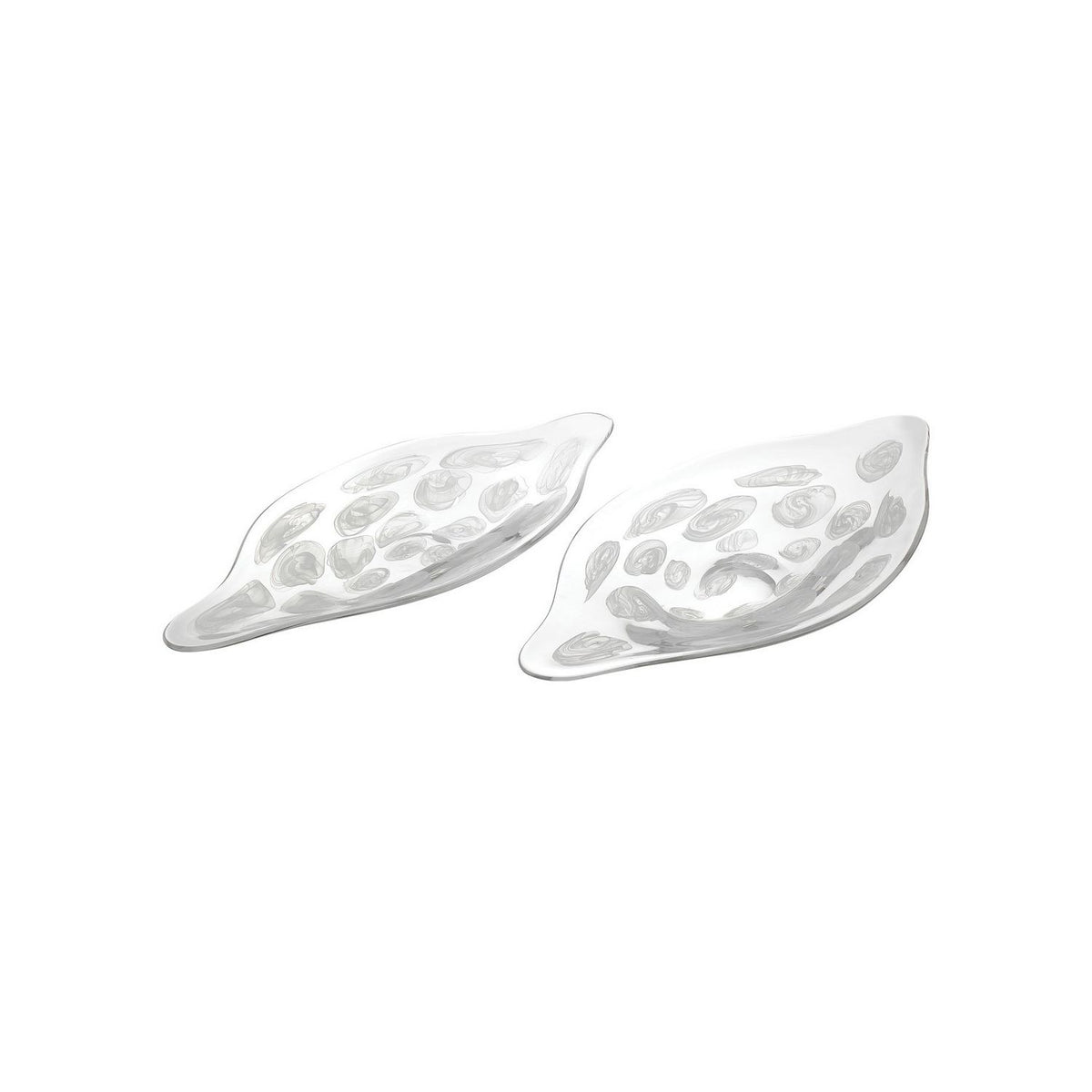 Currey and Company 1200-1152 Aetheria Bowl in Clear/White