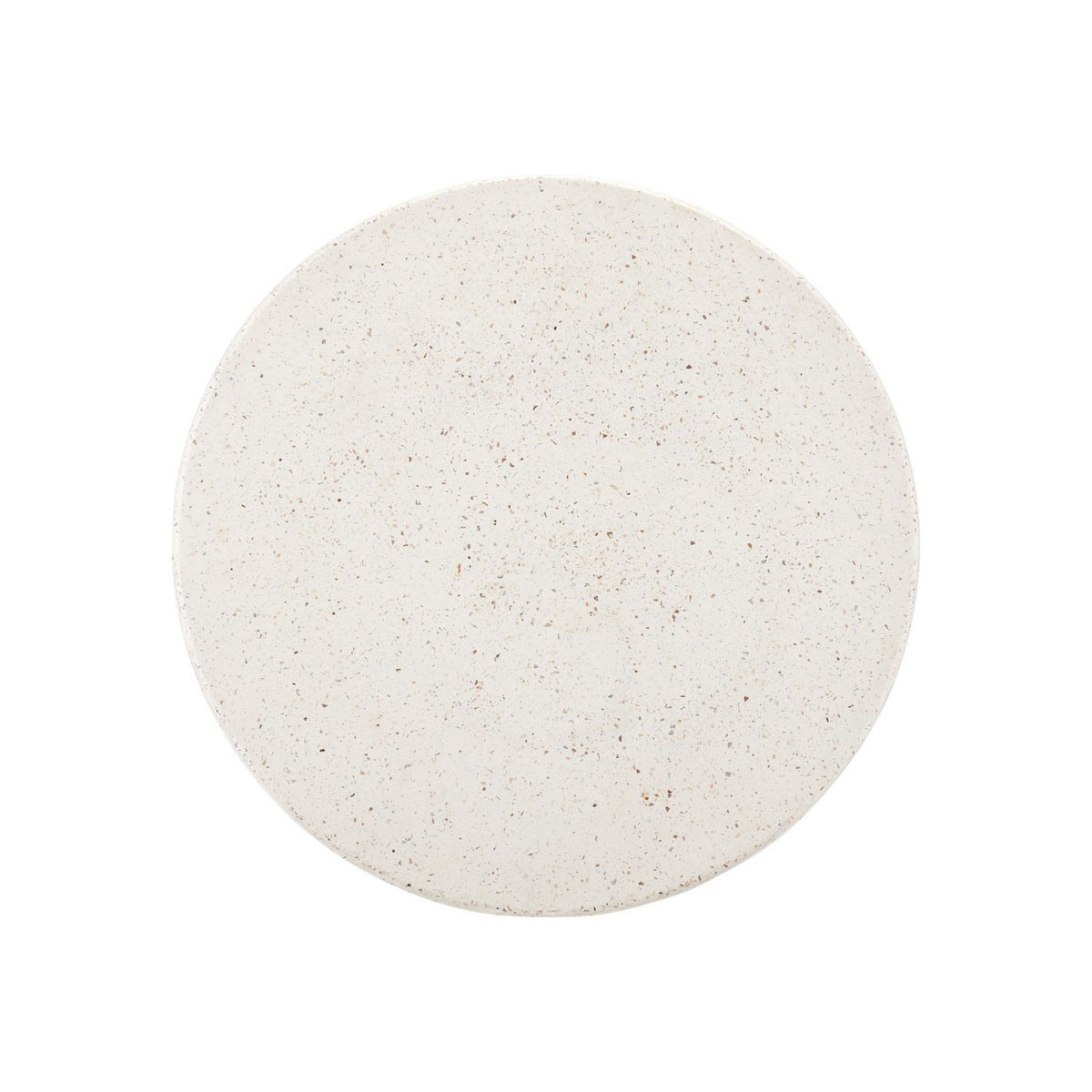 Currey and Company 2000-0055 Pendurado Terrazzo C Table in Ivory Terrazzo
