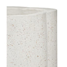 Currey and Company 2200-0069 Smerlato Terrazzo Planter in Ivory Terrazzo