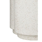 Currey and Company 2200-0069 Smerlato Terrazzo Planter in Ivory Terrazzo