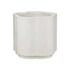 Currey and Company 2200-0070 Smerlato Terrazzo Planter in Ivory Terrazzo