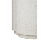 Currey and Company 2200-0070 Smerlato Terrazzo Planter in Ivory Terrazzo