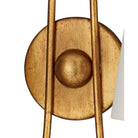 Currey and Company 5000-0318 Brayden Double-Light Wall Sconce in Antique Gold Leaf