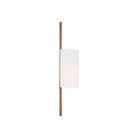 Currey and Company 5900-0062 Lowesdale Wall Sconce in Black/Brass