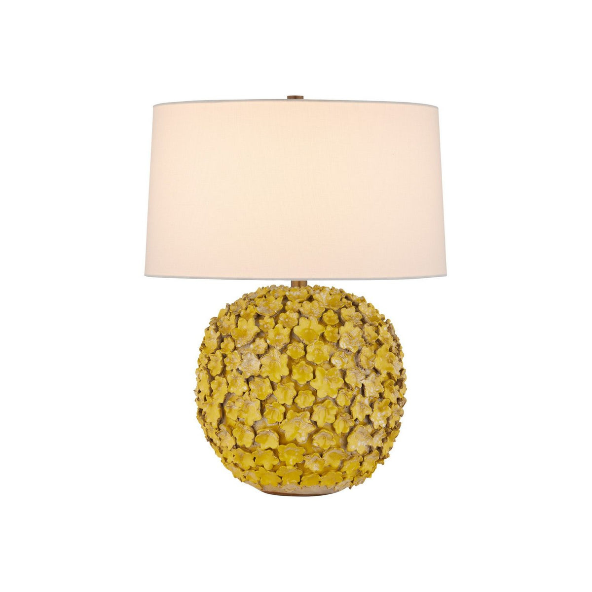 Currey and Company 6000-1076 Mantilla Table Lamp in Yellow
