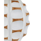 Currey and Company 6000-1089 Betel Nut Table Lamp in White