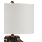 Currey and Company 6000-1092 Betel Nut Table Lamp in Black