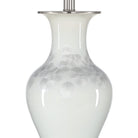 Currey and Company 6000-1109 Crystalline Table Lamp in Off-White/Clear