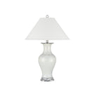 Currey and Company 6000-1109 Crystalline Table Lamp in Off-White/Clear