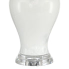 Currey and Company 6000-1109 Crystalline Table Lamp in Off-White/Clear