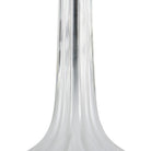 Currey and Company 6000-1120 Blanche Table Lamp in Milky White/Brushed Black Nickel