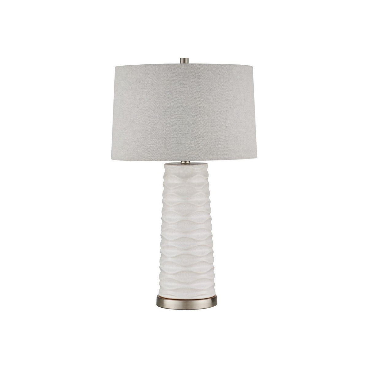 Currey and Company 6000-1126 Canova Table Lamp in White