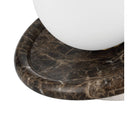 Currey and Company 6700-0031 Navigation Cordless Table Lamp in Brown/White/Opaque