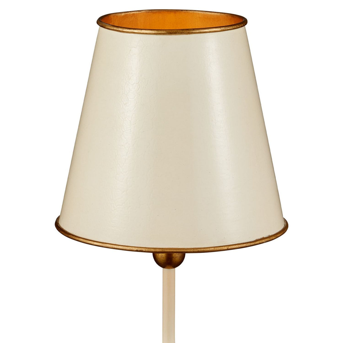Currey and Company 6700-0035 Daphne Cordless Table Lamp in Ivory/Gold