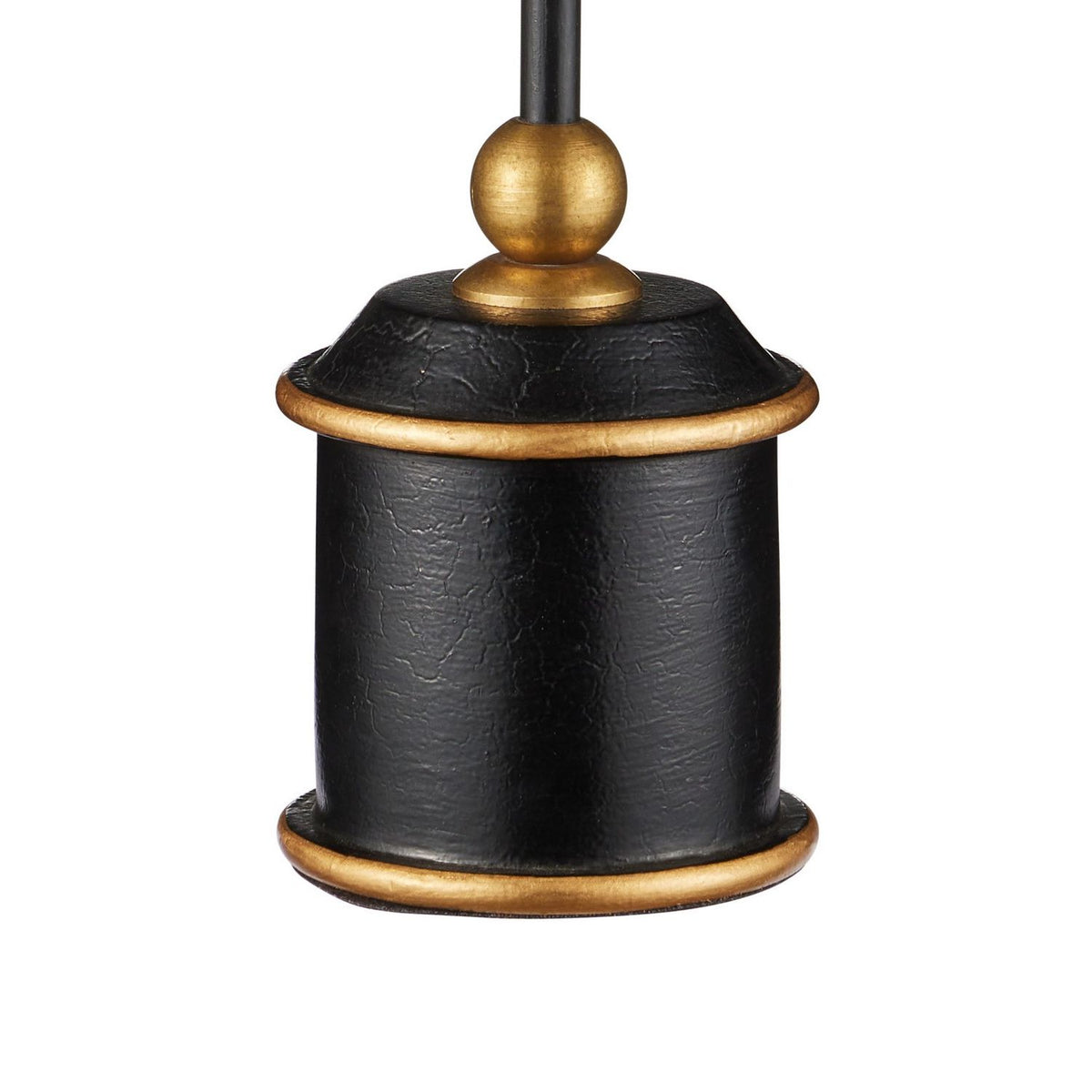 Currey and Company 6700-0036 Daphne Cordless Table Lamp in Black/Gold