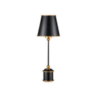 Currey and Company 6700-0036 Daphne Cordless Table Lamp in Black/Gold