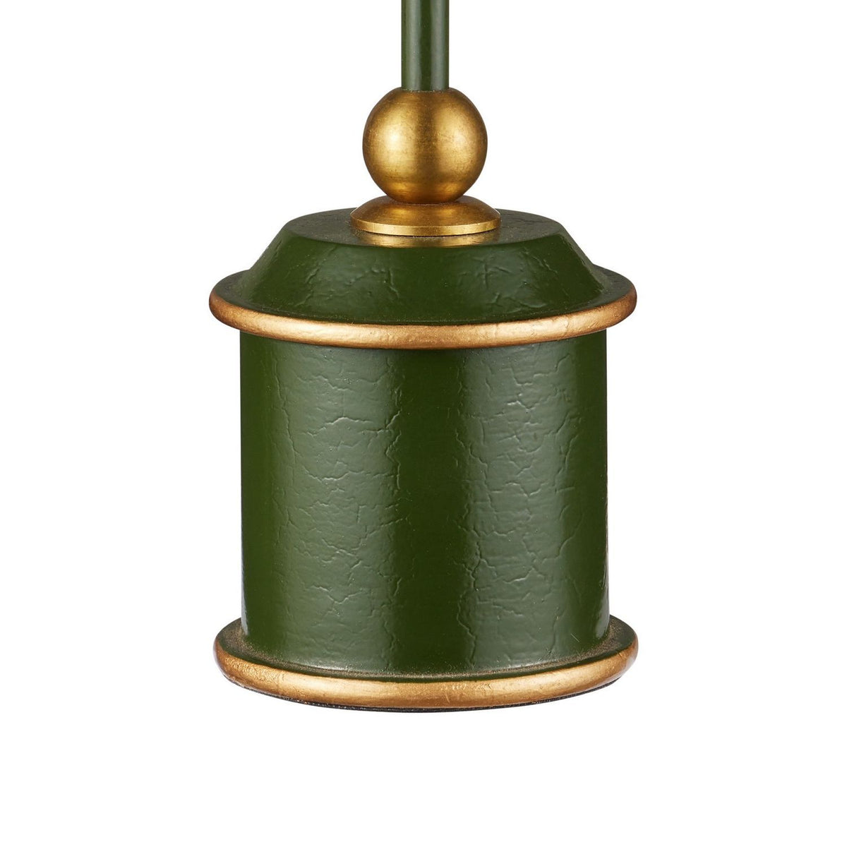 Currey and Company 6700-0037 Daphne Cordless Table Lamp in Green/Gold