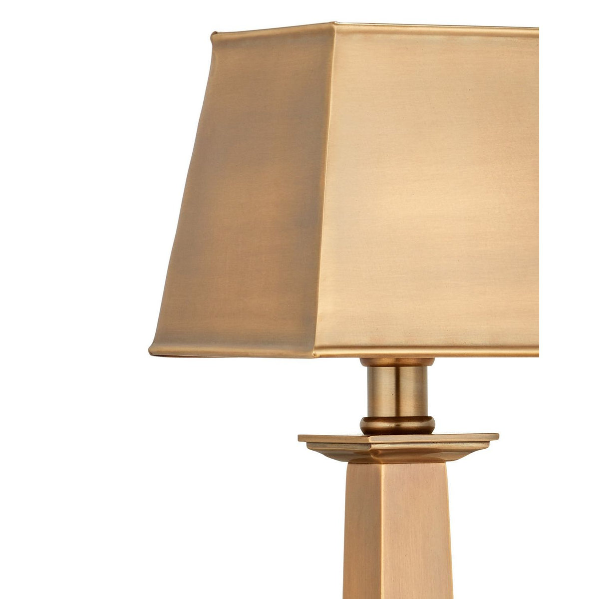 Currey and Company 6700-0039 Wander Cordless Table Lamp in Antique Brass
