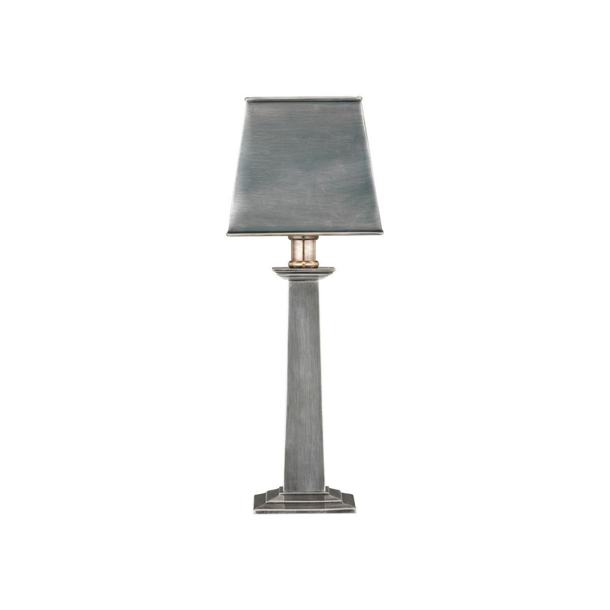 Currey and Company 6700-0040 Wander Cordless Table Lamp in Antique Silver