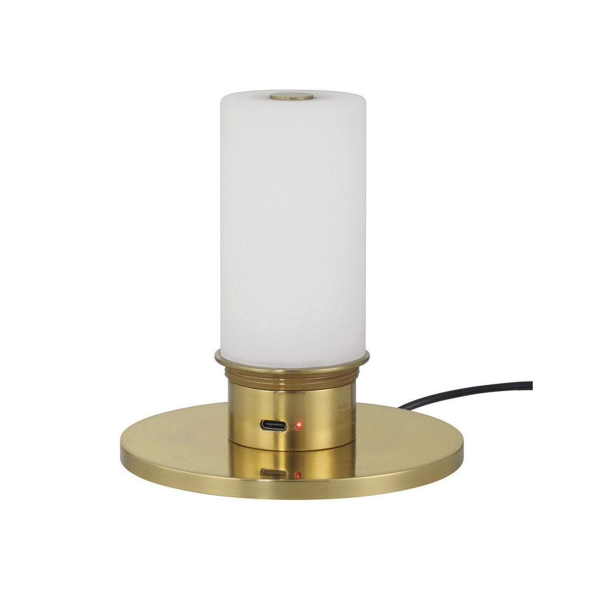 Currey and Company 6700-0041 Wander Cordless Table Lamp in Polished Brass